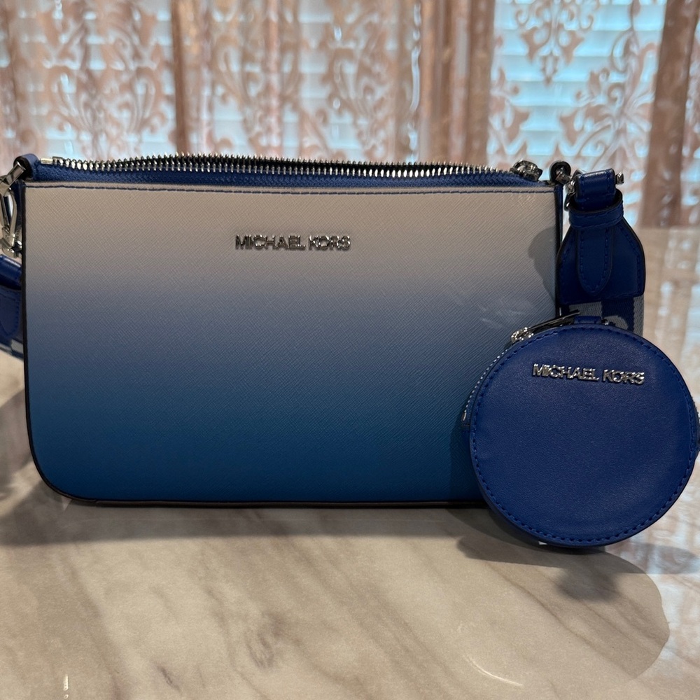 Michael Kors Ombre Blue Crossbody Bag